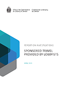 Cover page of Report on Investigation